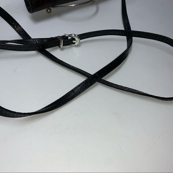 Brighton Leather Long Wallet on Chain Brown - Picture 8 of 12